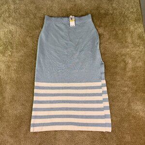 Edited By Remi Womens Bader Knit Skirt Size M Light Blue NWT E902
